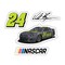 R and R Imports William Byron 24 NASCAR Cup Series 4 Pack Laser Cut Decal
